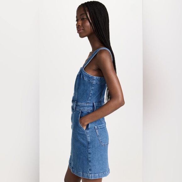 PAIGE Maddy Denim Dress in Delia - Picture 5 of 14